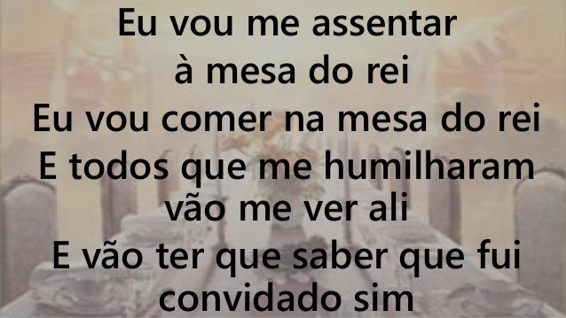 eu vou me sentar na mesa do rei damares eu vou me sentar na mesa do rei damares